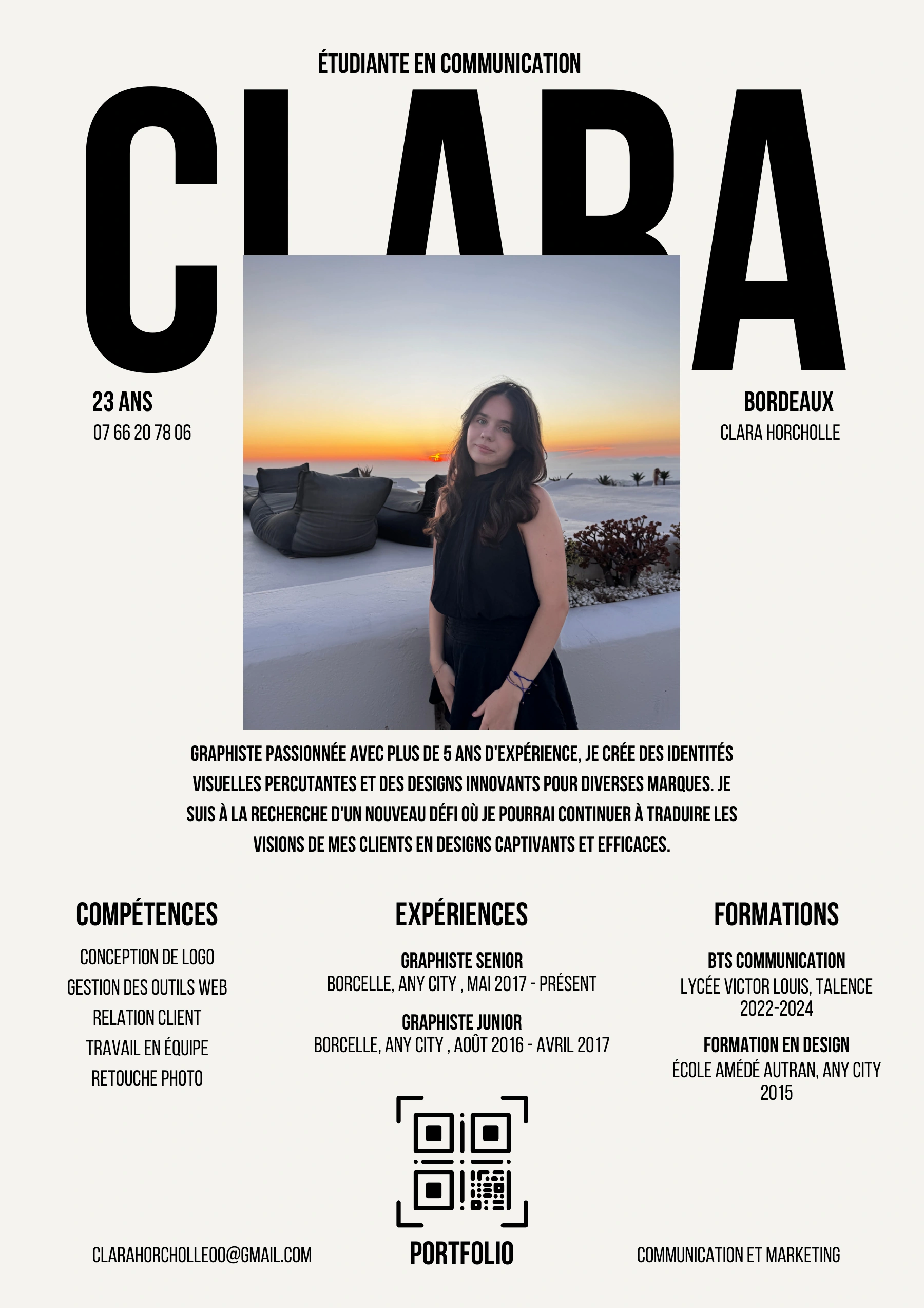 CV de Clara Horcholle — présentation et profil — page 2 sur 2